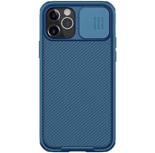 Buy Nillkin CamShield Pro cover case for Apple iPhone 12 Pro - Blue at best price in Qatar.