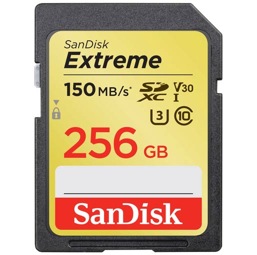 Buy SanDisk 256GB Extreme UHS-I SDXC Memory Card at best price in Qatar.