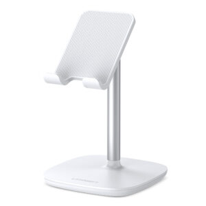 Buy Ugreen Adjustable Desktop Cell Phone Stand - Silver at best price in Qatar.