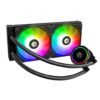 ID-COOLING ZOOMFLOW 240X ARGB CPU Water Cooler 5V Addressable RGB AIO Cooler 240mm CPU Liquid Cooler 2X120mm RGB Fan