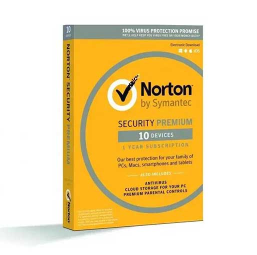 Norton Security Premium 3.0 25GB 1 User 10 Devices