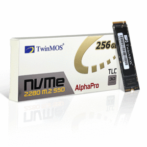 TwinMOS 256GB M.2 PCIe NVMe SSD 2455Mb-1832Mb/s
