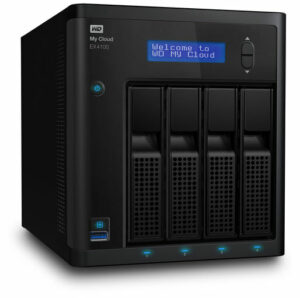Buy WD My Cloud Expert Series 8TB EX4100 4-Bay NAS Server (2 x 4TB) at best price in Qatar.