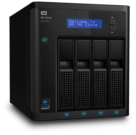 Buy WD My Cloud Expert Series 8TB EX4100 4-Bay NAS Server (2 x 4TB) at best price in Qatar.