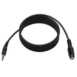 Tripp Lite 3.5 mm Mini Stereo Audio 4-Position TRRS Headset Extension Adapter Cable (M/F), 6 ft. (1.8 m)