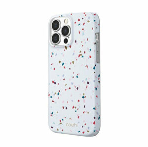 Buy UNIQ Case Coehl Terrazzo iPhone 13 Pro - Natural White at best price in Qatar.
