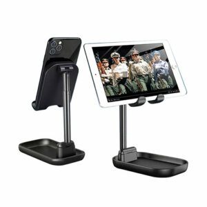 Buy WIWU ZM100 ADJUSTABLE DESKTOP STAND FOR PHONE & TABLET - BLACK at best price in Qatar.