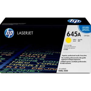 Buy HP 645A Yellow Original LaserJet Toner Cartridge at best price in Qatar.
