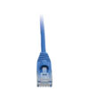 Buy Tripp Lite Cat6a 10G Snagless Molded Slim UTP Ethernet Cable (RJ45 M/M), Blue, 1 ft. (0.31 m) at best price in Qatar.