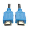 Tripp Lite High-Speed HDMI Cable, Digital Video with Audio, UHD 4K (M/M), Blue, 10 ft. (3.05 m)