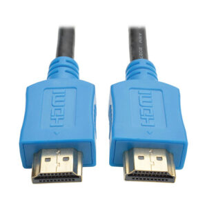 Tripp Lite High-Speed HDMI Cable, Digital Video with Audio, UHD 4K (M/M), Blue, 10 ft. (3.05 m)