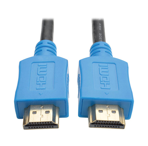 Tripp Lite High-Speed HDMI Cable, Digital Video with Audio, UHD 4K (M/M), Blue, 10 ft. (3.05 m)