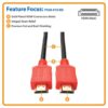 Buy Tripp Lite High-Speed HDMI Cable, Digital Video with Audio, UHD 4K (M/M), Red, 10 ft. (3.05 m) at best price in Qatar.