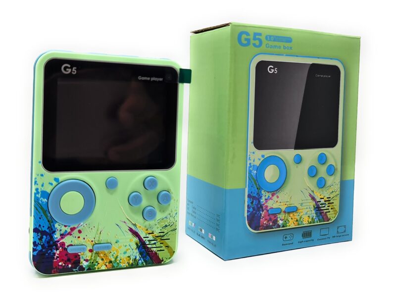 Sup Portable Handheld game Console G5 Built-in 500 Games Console Handheld Game - Matcha Green