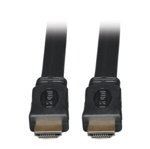 Tripp Lite High-Speed HDMI Flat Cable, Digital Video with Audio, UHD 4K (M/M), Black, 3 ft. (0.91 m)