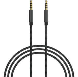 Wiwu 3.5mm Stereo Aux Cable 1 Meter - Black