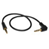 Tripp Lite 3.5mm Mini Stereo Audio Cable with one Right-Angle plug (M/M), 6 ft. (1.83 m)