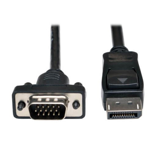Buy Tripp Lite DisplayPort to VGA Active Adapter Cable (DP with Latches to HD15 M/M), 6 ft. (1.8 m) at best price in Qatar.
