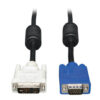 Buy Tripp LiteDVI to VGA High-Resolution Adapter Cable with RGB Coaxial (DVI-A to HD15 M/M), 6 ft. (1.8 m) at best price in Qatar.