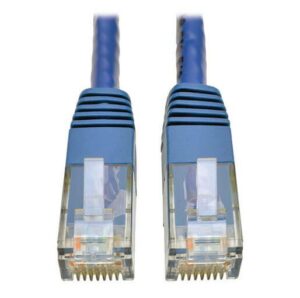 Buy Tripp Lite Cat6 Gigabit Molded (UTP) Ethernet Cable (RJ45 M/M), Blue, 3 ft. (0.91 m) at best price in Qatar.