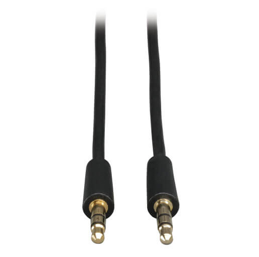 Buy Tripp Lite 3.5mm Mini Stereo Audio Cable for Microphones, Speakers and Headphones (M/M), 50 ft. (15.24 m) at best price in Qatar .