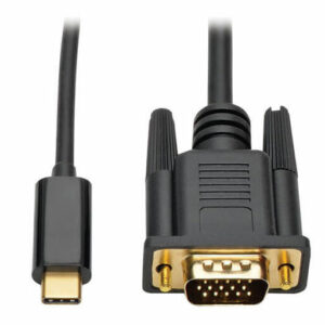 Buy Tripp Lite USB-C to VGA Active Adapter Cable (M/M), Black, 6 ft. (1.8 m) at best price in Qatar .