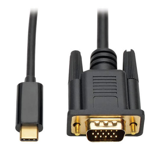Buy Tripp Lite USB-C to VGA Active Adapter Cable (M/M), Black, 6 ft. (1.8 m) at best price in Qatar .