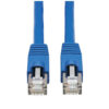 Buy Tripp Lite Cat6a 10G-Certified Snagless F/UTP Ethernet Cable (RJ45 M/M), PoE, CMR-LP, Blue, 30 ft. (9.14 m) at best price in Qatar.