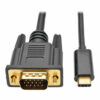 Buy Tripp Lite USB-C to VGA Active Adapter Cable (M/M), Black, 16 ft. (4.9 m) at best price in Qatar.