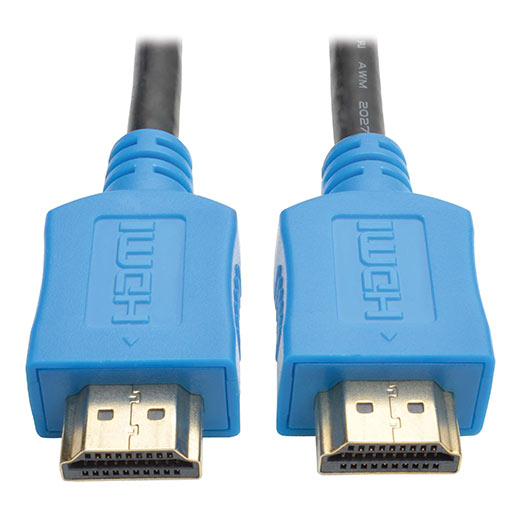 Tripp Lite High-Speed HDMI Cable, Digital Video and Audio, UHD 4K (M/M), Blue, 6 ft. (1.83 m)