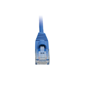 Tripp Lite Cat6a 10G Snagless Molded Slim UTP Ethernet Cable (RJ45 M/M), Blue, 2 ft. (0.61 m)