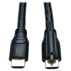 Tripp Lite High Speed HDMI Cable with Ethernet and Locking Connector, UHD 4K, 24AWG (M/M), 6 ft. (1.83 m)
