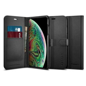 Buy Spigen Iphone XR Max Case Wallet S Case -Black at best price in Qatar.