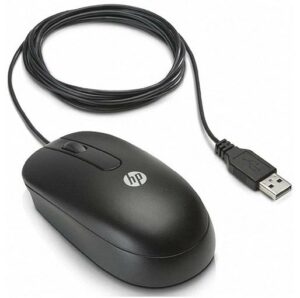buy HP Genuine USB Optical Wired Mouse 672652-001 - Black at best price in Qatar.