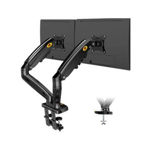 Buy NB North Bayou Dual Monitor Desk Mount Stand Full Motion Swivel Computer Monitor Arm for Two Screens 17-27 Inch at best price in Qatar .
