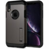 Buy Spigen New Iphone Xr Case Tough Armor Genmetal Grey at best price in Qatar.