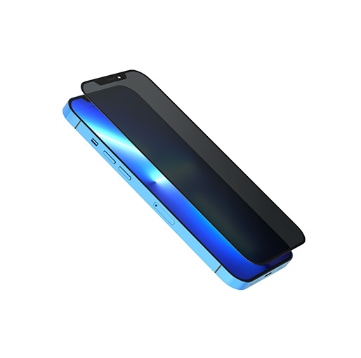 Buy Levelo Privacy Twice Tempered Glass Screen Protector For iPhone 13 Pro Max - Black at best price in Qatar.