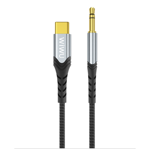 Buy Wiwu YP03B Audio Stereo Cable To Type-C - Black at best price in Qatar.