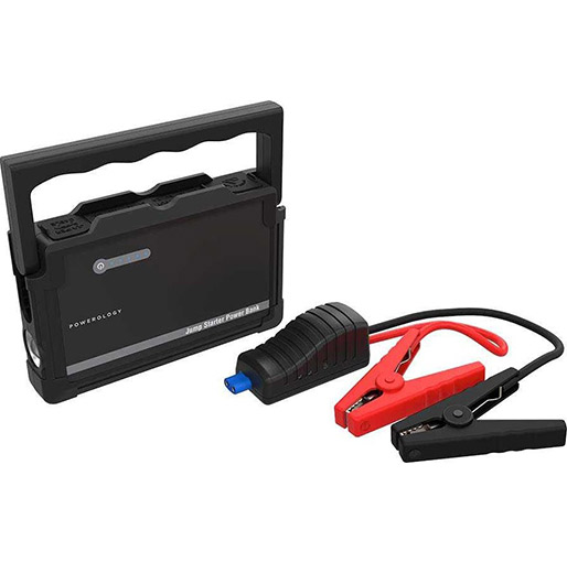 Powerology Multi-Port Jump Start Power Bank 25000mAh 1000A - Black