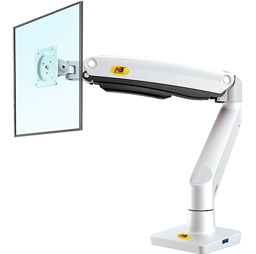 NB North Bayou F100A Monitor Desk Mount with Adjustable Gas Spring Monitor Holder Ergonomic Monitor Mount