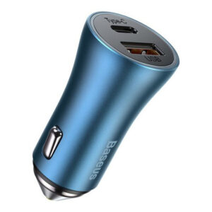 Buy Baseus Golden Contactor Pro Fast USB Car Charger Type C / USB 40 W Power Delivery 3.0 at best price in Qatar.