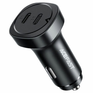 Buy Acefast Fast Charge Car Charger B2 72W (2xUSB-C) at best price in Qatar.
