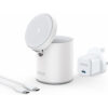 Buy Anker 623 Magnetic Wireless Charger (MagGo), 2-in-1 Wireless Charging Station with 20W USB-C Charger - White at best price in Qatar.