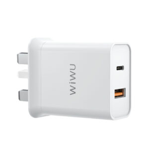 Buy Wiwu RY-U20BUK 20W Comet USB-C Uk Power Adapter - White at best price in Qatar.