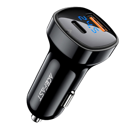AceFast Fast Charge Car Charger B4 66W (1xUSB-C+1xUSB-A)
