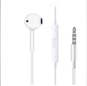 Porodo Mono/Single Earphones 3.5mm Aux Connector - White