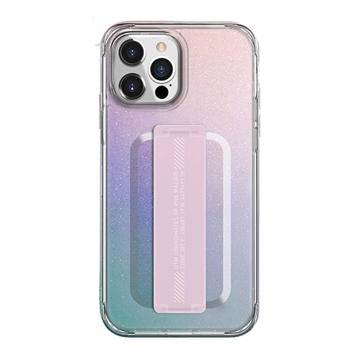 Viva Madrid Loope TPU/PC Clear Case with Extra Silicone Grip for iPhone 13 - Ombre