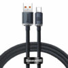 Buy Baseus Crystal Shine Series Fast Charging Laptop, Tablet, Smartphone Usb To Type C Data Cable 100W - 1.2M at best price in Qatar.