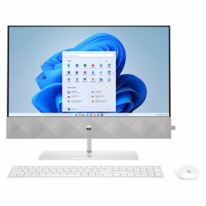 HP Pavilion AiO 24-k1001ne  (i7-11700T  / 8 GB ram  / 1TB 7200 rpm 256GB SSD /60.5 cm (23.8") diagonal, FHD (1920 x 1080), touch, IPS, three-sided micro-edge, BrightView, 250 nits, 72% NTSC