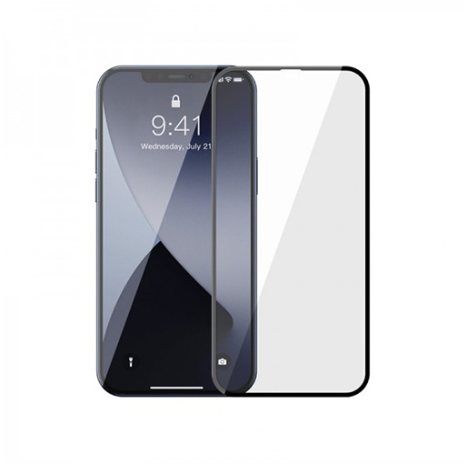 Baseus Full Screen Curved Anti-Bluelight Tempered Glass for iPhone 12 Pro Max (2 pcs.)